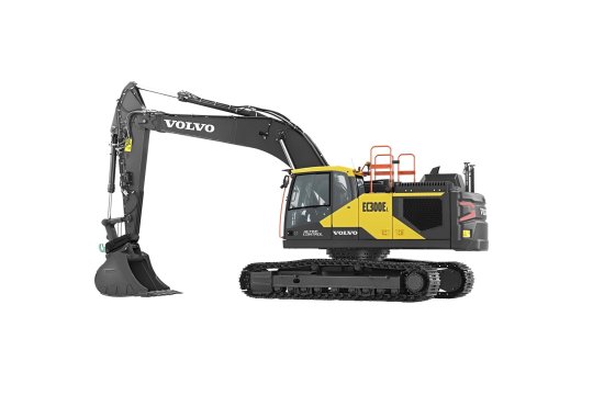 VOLVO EC300E hybrid - Volvo ec300 hybrid linksachter - Volvo EC300E hybrid