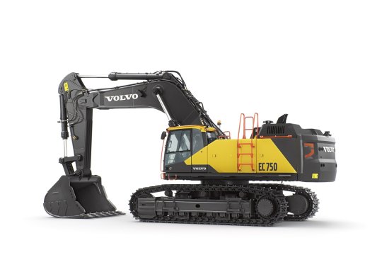 VOLVO EC750E - Volvo ec750 linksachter - Volvo EC750E