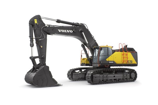 VOLVO EC750E - Volvo ec750 linksvoor 3 - Volvo EC750E