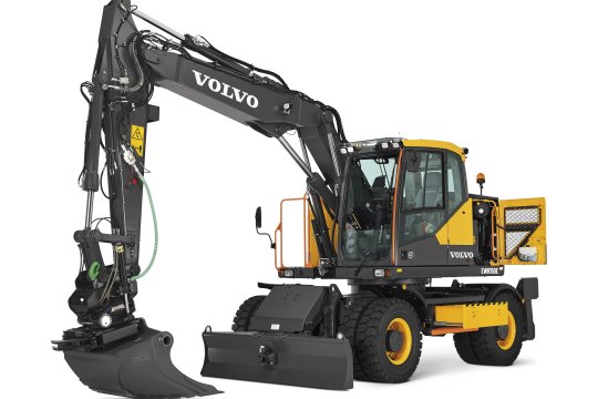 VOLVO EWR150E - Volvo ewr150e linksvoor kap open - Volvo EWR150E
